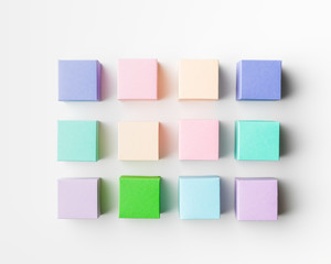 multicolored cubes background