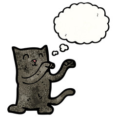 cartoon dancing cat