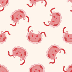 Baby bib ,seamless pattern