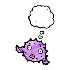 cartoon puffer fish