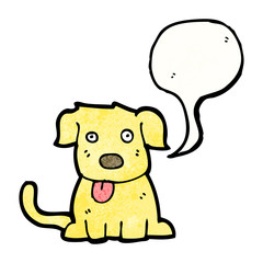 cartoon little dog