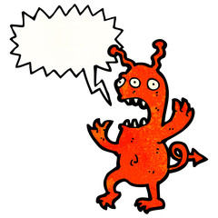 crazy alien cartoon character