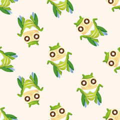 Naklejka premium bug cartoon ,seamless pattern