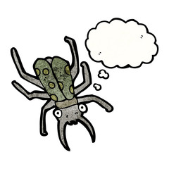 cartoon giant bug