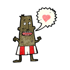 cartoon man in boxer shorts