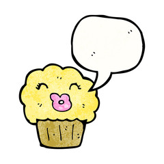 Retro cartoon with texture. Isolated on White.