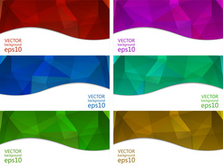 Abstract wavy background Vector design 