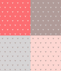 vector patterns of pastel triangles shapes