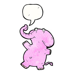 funny cartoon elephant