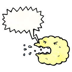 sneezing cloud cartoon