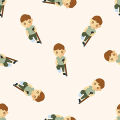 patient ,seamless pattern