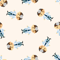 people theme doctor ,seamless pattern
