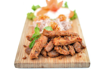 Fry pork