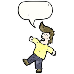 cartoon shocked man fainting