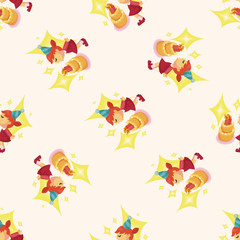 people celebrate the birthday ,seamless pattern