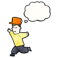 caroton happy boy running