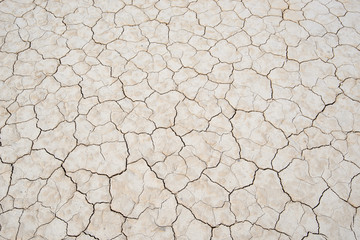 Desert textured background of dry cracked earth in in dry lake, Death Valley National Park, California