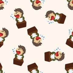 Office workers ,seamless pattern