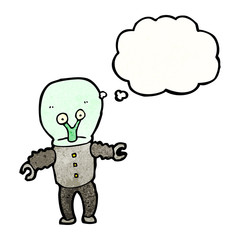 cartoon space alien