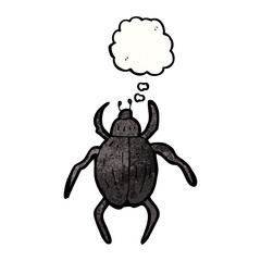 black beetle cartoon