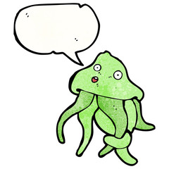 cartoon squid