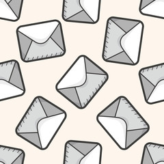 computer icon mail ,seamless pattern