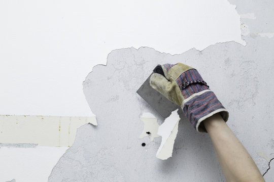 Scraping paint