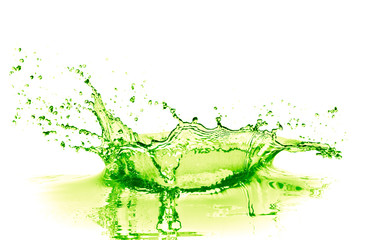 lime drink splash