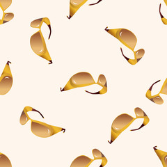 Naklejka premium glasses ,seamless pattern