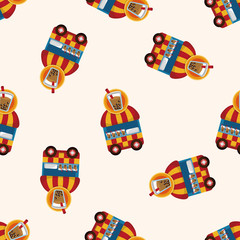 style dining car ,seamless pattern