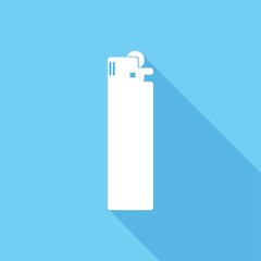 Icon lighter with a long shadow