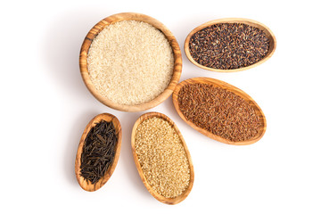 Verschiedene Reissorten