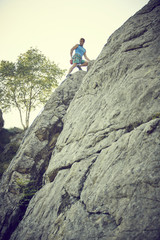 Naklejka premium arrampicata