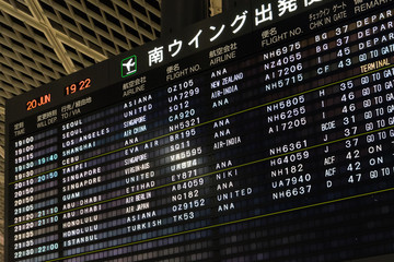 Airport Electronic Message Board (空港 電光掲示板)