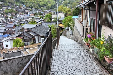 Fototapeta na wymiar Old Town Onomichi in Japan