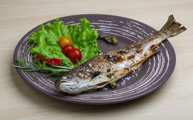Grilled trout