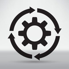 gears isolated object , technical, mechanical illustration