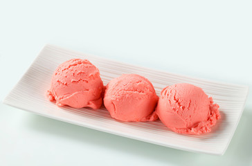 Strawberry ice cream