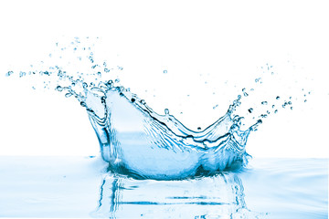 water splash, isolated on white background
