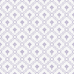 Purple and White Celtic Cross Symbol Tile Pattern Repeat Backgro