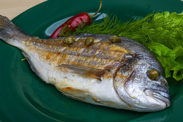 Grilled dorado