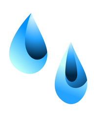 water drop vector icon symbol illustration