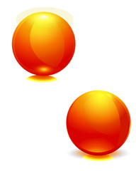 pear 3d vector illustration sphere icon ball