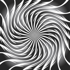 Swirling background. Abstract shapes forming vortex phenomenon