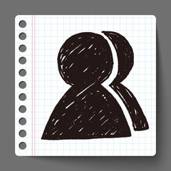 Doodle Character sign