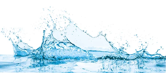 Fotobehang Water water plons