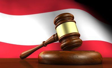Austrian Law And Justice Concept