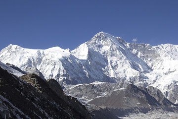 Obraz premium mountain peaks in himalayas