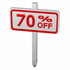 Pillar with sign discount 70 % off