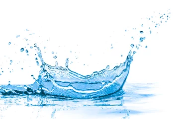 Meubelstickers blue water splash © kubais